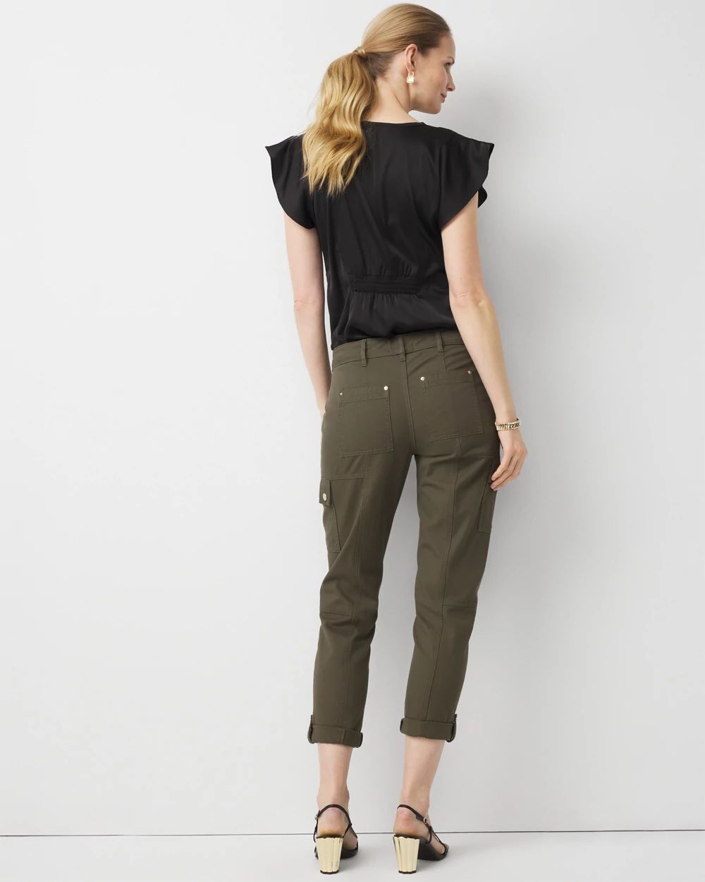 パンツ CITY MASSIVE UTILITY CROPPED PANTS Pret Utility Crop Pant | White House Black Market